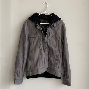 Obey Men’s Fleece Lined Hooded Wasted Youth Jacket